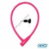 ANTIVOL CODE D12 X0.75MM SILICONE ROSE -Pièces vélo Soldes Magasin antivol code d12 x075mm silicone rose