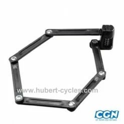 ANTIVOL VELO PLIABLE A CODE L 85CM RANGE