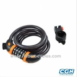 ANTIVOL VELO SPIRAL A CODE D12 X 1.50M