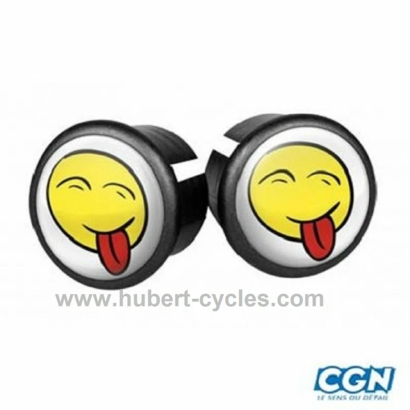 BOUCHON GUIDON ROUTE SMILEY 3 BOUCHON GUIDON ROUTE SMILEY