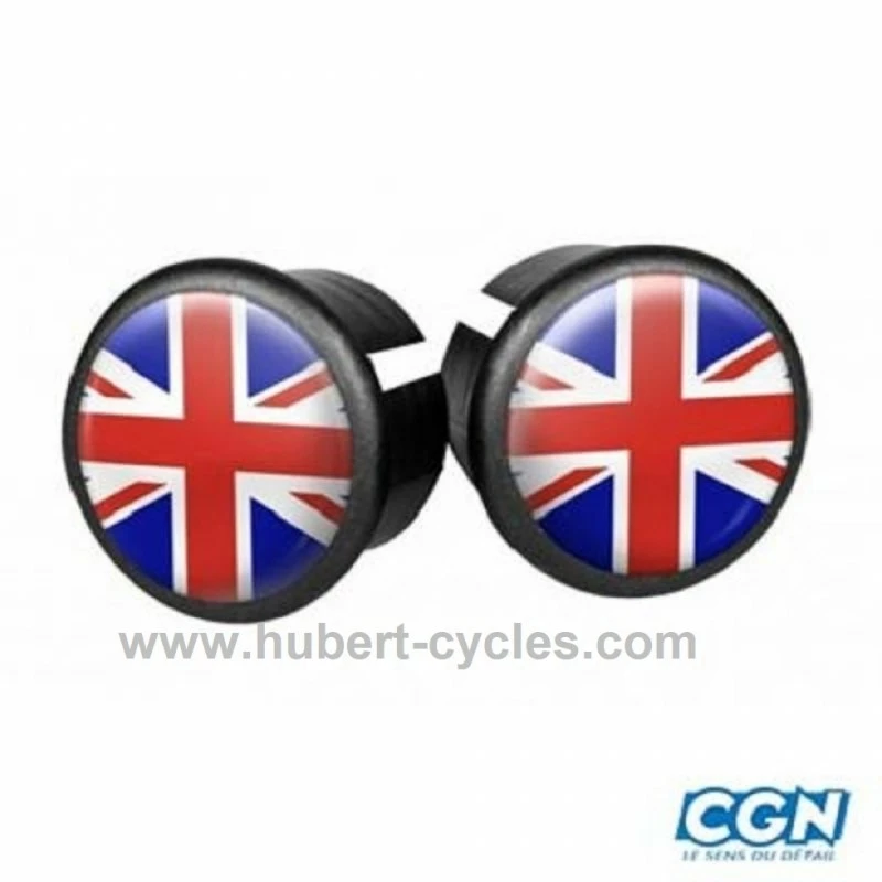 BOUCHON GUIDON ROUTE UNION JACK 3 BOUCHON GUIDON ROUTE UNION JACK