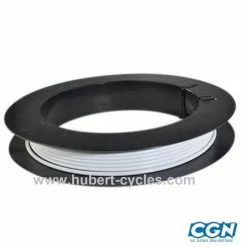 GAINE FREIN 5MM TEFLONEE BLANC X1 M