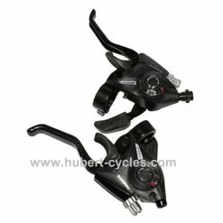 LEVIER MANETTE VTT 3X7 V NOIR ALU