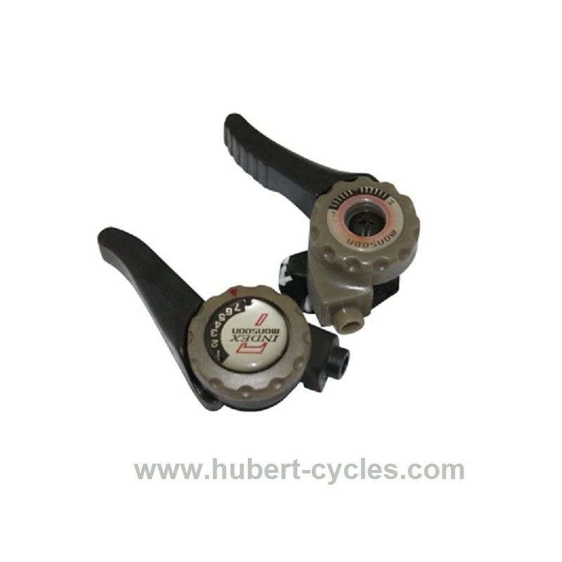 MANETTE PAIRE VTT INDEXE 7V. A COLLIER 3 MANETTE PAIRE VTT INDEXE 7V. A COLLIER