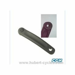 MANIVELLE VTT L170 ALU NOIR CARRE DECALE