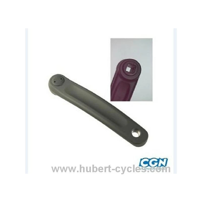 MANIVELLE VTT L170 ALU NOIR CARRE DECALE 3 MANIVELLE VTT L170 ALU NOIR CARRE DECALE