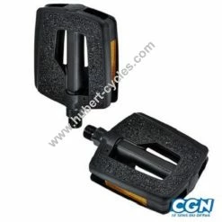 PEDALES CITY RESINE NOIR ANTI DERAP 9/16