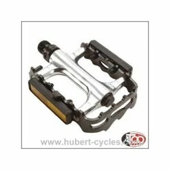 PEDALES VTT CAGE+CORPS ALU NOIR