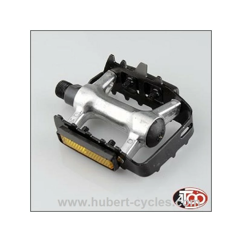 PEDALES VTT ALU ARGENT/NOIRE 9/16 3 PEDALES VTT ALU ARGENT/NOIRE 9/16