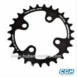 PLATEAU DIAM 64 INTER 27DTS NOIR 4 BR