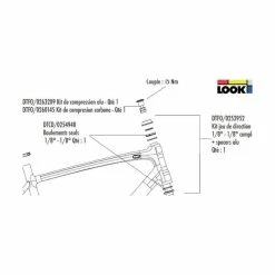 ROULEMENTS DE DIRECTION LOOK 1P1/8 36X36