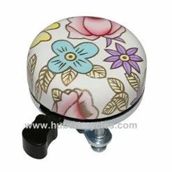 SONNETTE TIMBRE NEWTON BLANC A FLEUR D55